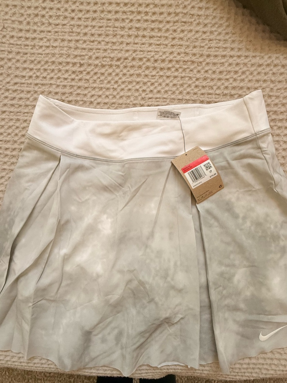 Nike Women’s Light Gray Tie-Dye Athletic Skort